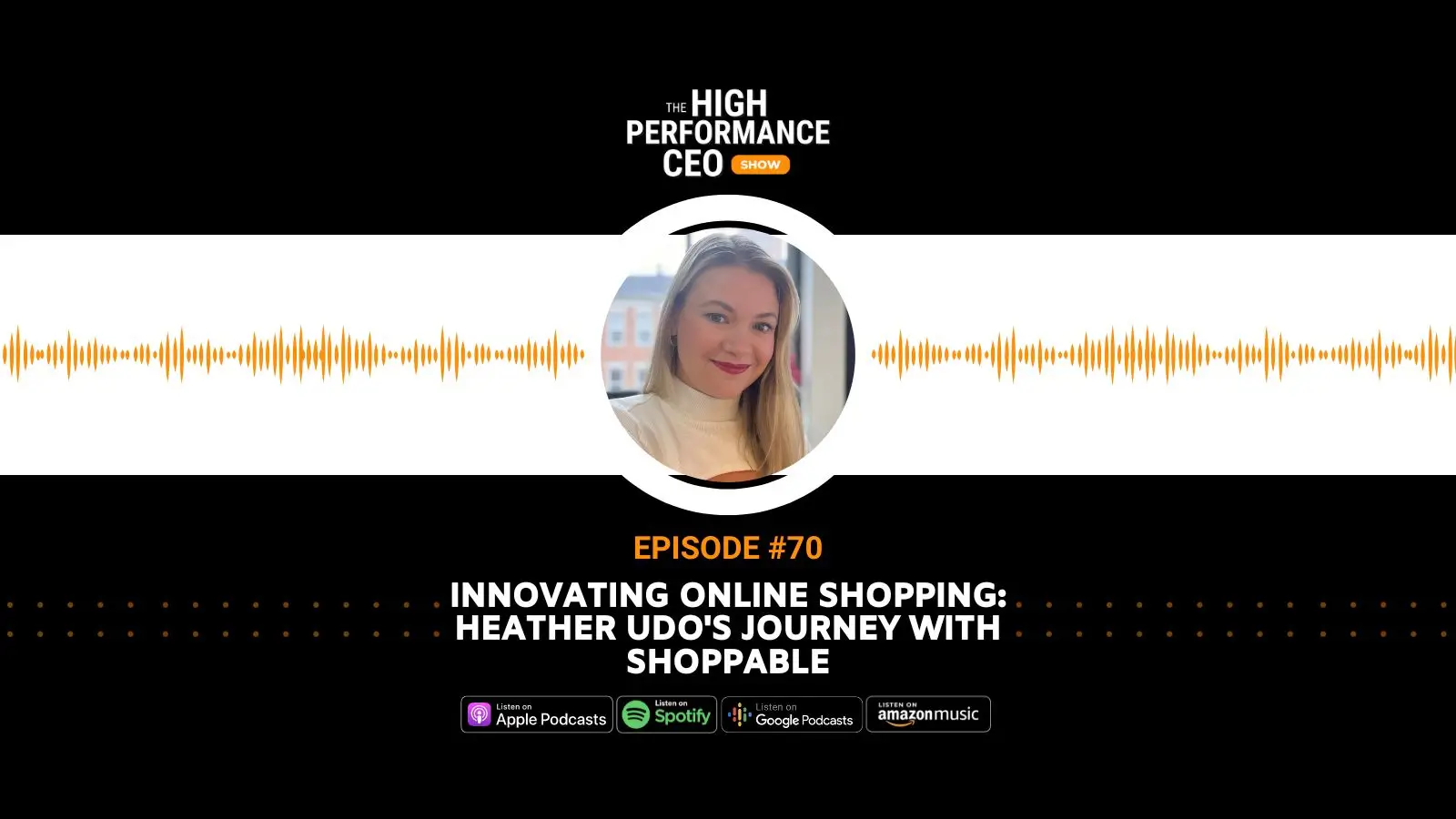 Heather Udo's episode on The High-Performance CEO Show